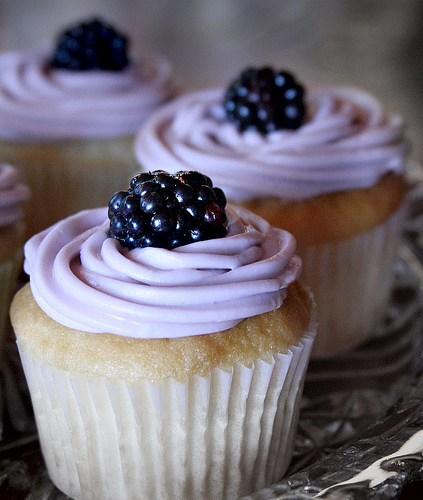 Blackberry Cupcakes